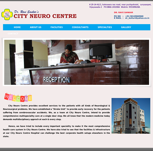 hospital website